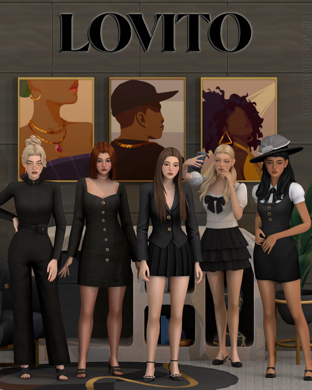 Lovito ( 7 товаров ) для Симс 4. Скачать мод