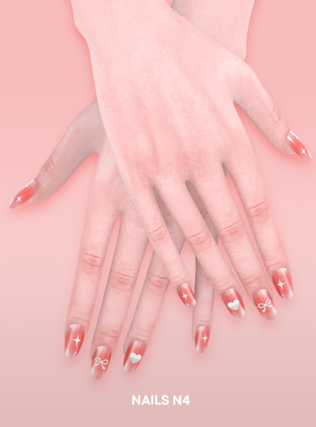 NAILS N4 для Симс 4. Скачать мод