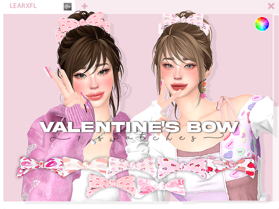 Valentine's Bow для Симс 4. Скачать мод