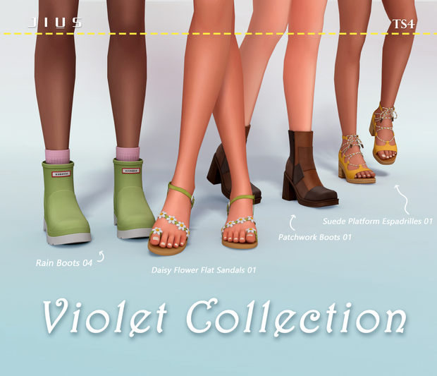 *Download* Violet Collection для Симс 4. Скачать мод