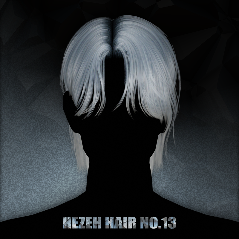 [Hezeh]Hair_No.13 для Симс 4. Скачать мод