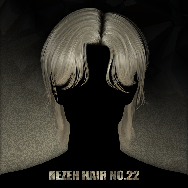 [Hezeh]Hair_No.22 для Симс 4. Скачать мод