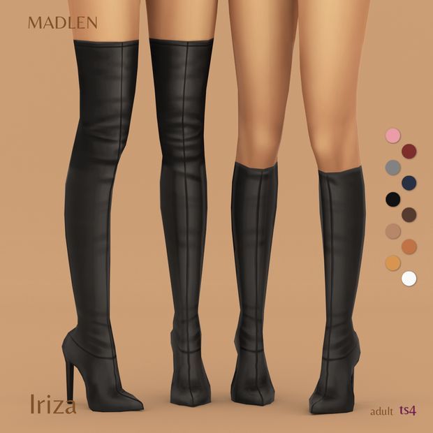 Iriza Boots by Madlen для Симс 4. Скачать мод