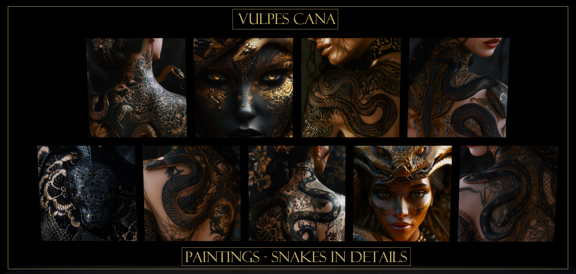 Paintings: Snakes In Details для Симс 4. Скачать мод