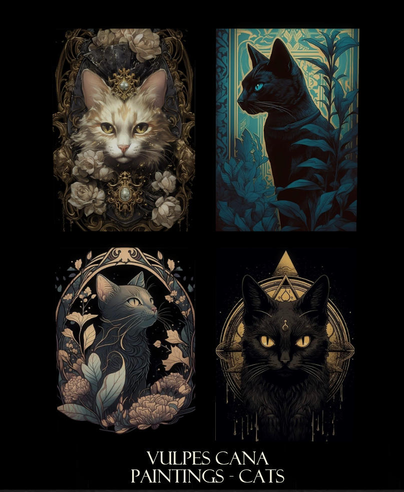 Paitings: cats для Симс 4. Скачать мод