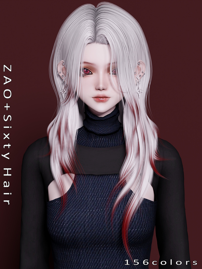 [ZAO] Hair для Симс 4. Скачать мод