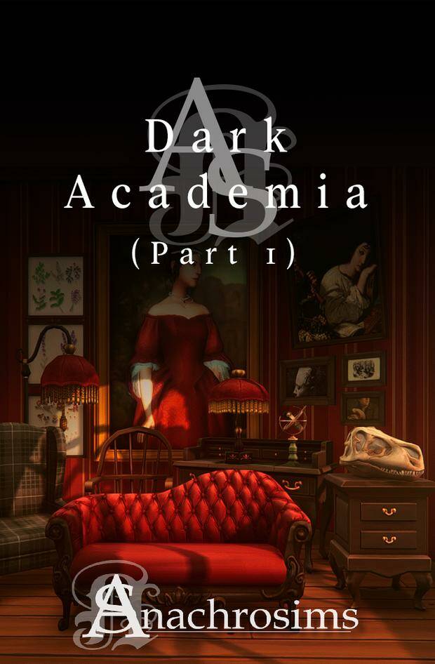 Dark Academia: Part 1 by AnachroSims для Симс 4. Скачать мод