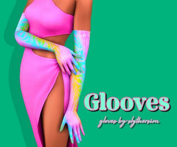 GLOOVES GLOVES BY SLYTHERSIM для Симс 4. Скачать мод