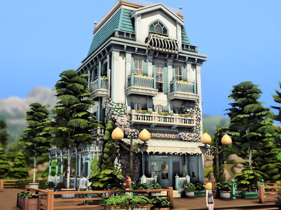 Кондитерская и кофейня "Confectionery and Coffee shop (NO CC)" для Симс 4 для Симс 4. Скачать мод