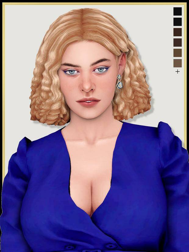 VIVIKA female hair для Симс 4. Скачать мод