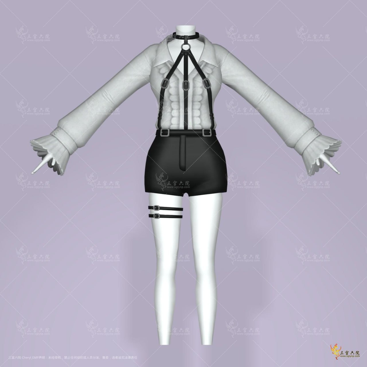 【Cheryl 】 - Bound Women's Clothing для Симс 4. Скачать мод