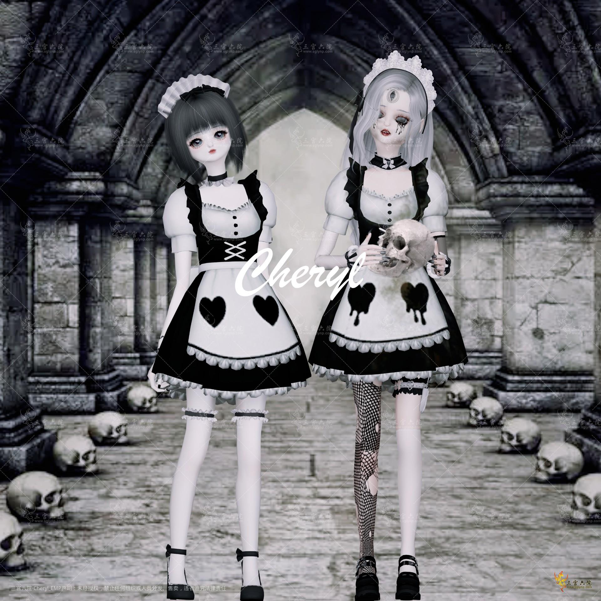 【Cheryl 】 - Maid Lolita 1 для Симс 4. Скачать мод