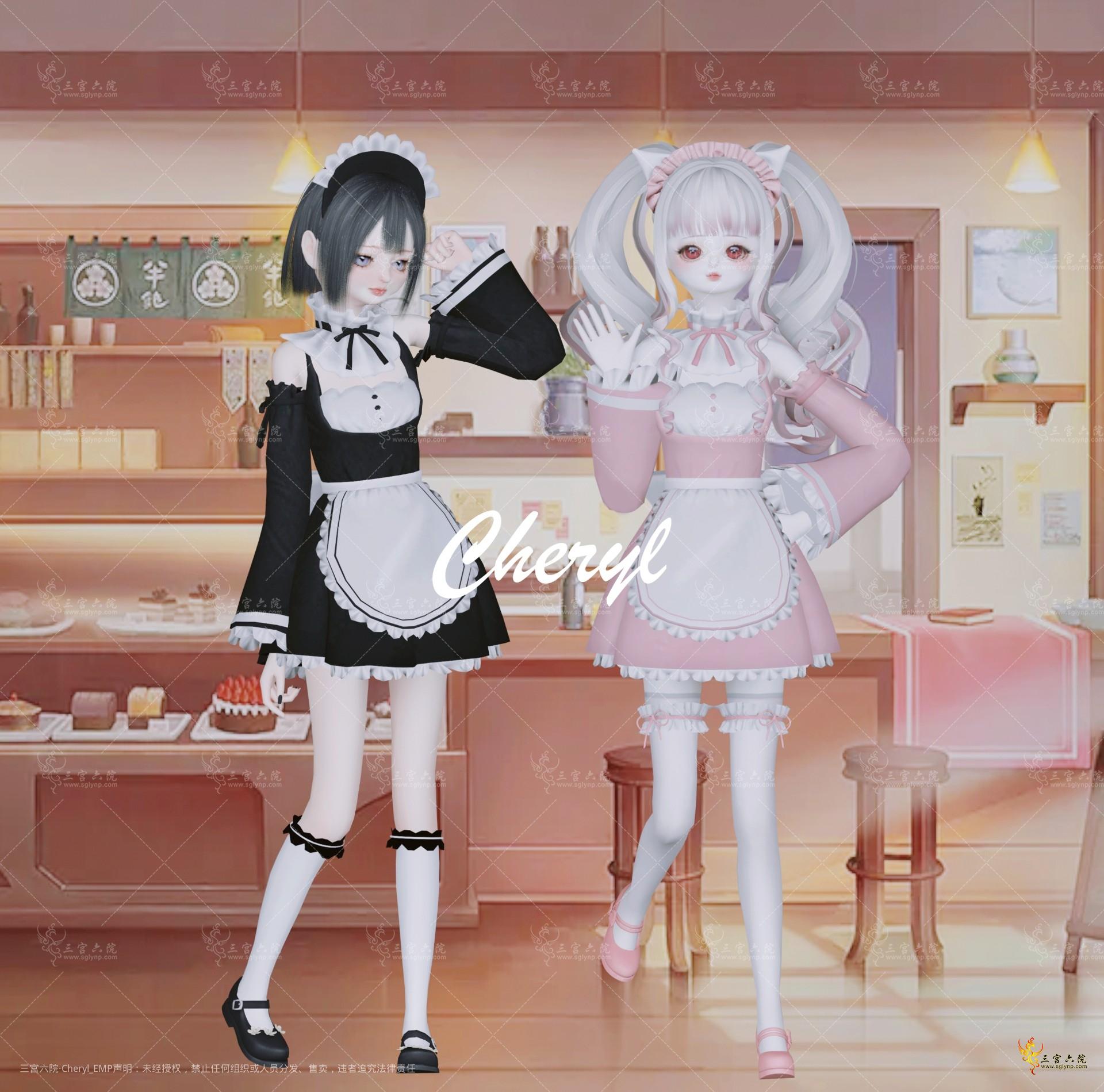 【Cheryl 】 - Maid Lolita 2 для Симс 4. Скачать мод