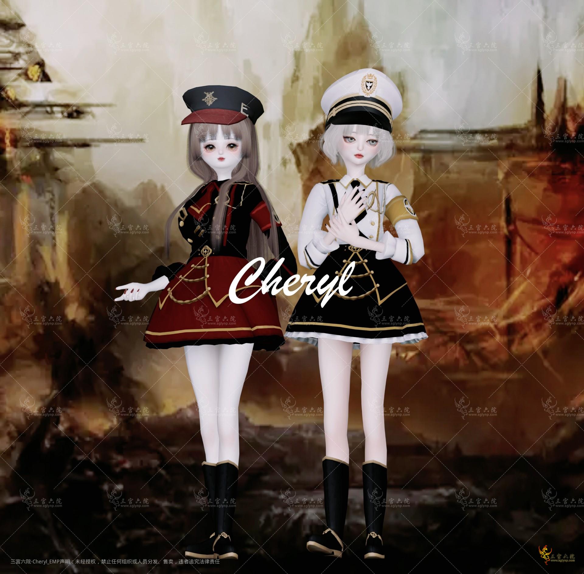 【Cheryl 】 - Military Lo (2 pcs) для Симс 4. Скачать мод