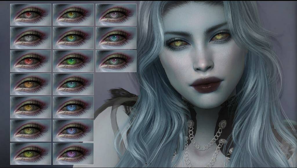 Линзы "Pathway Eyes - Dark" для Симс 4. Скачать мод