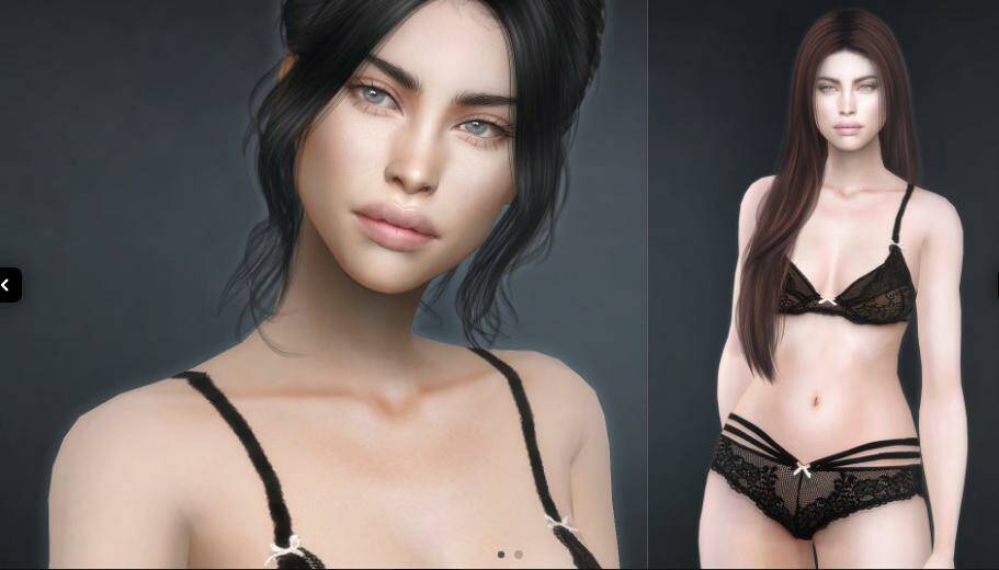 Скин "Ashley Skin Light" для Симс 4. Скачать мод