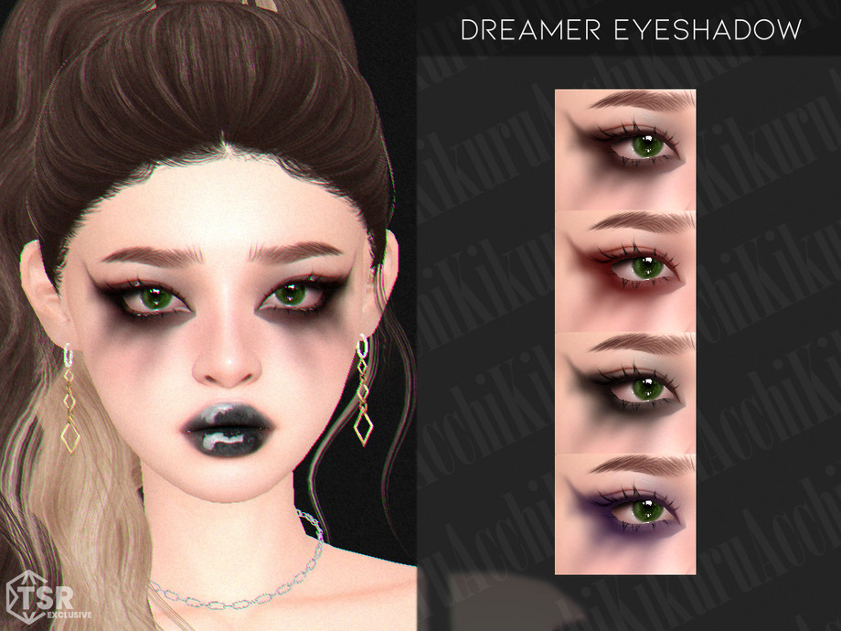 Тени "Dreamer Eyeshadow" для Симс 4. Скачать мод