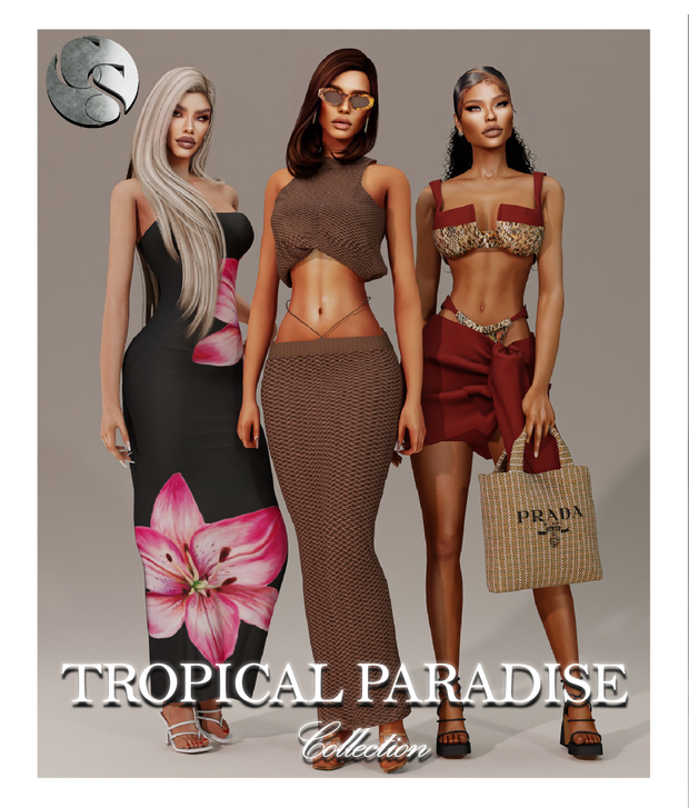 CAMUFLAJE - Tropical Paradise Collection для Симс 4. Скачать мод