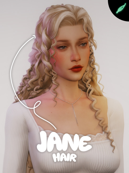 ~jane~ волосы для симок для Симс 4. Скачать мод