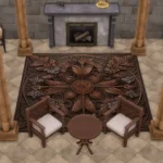 HQ Medieval Classical Square Dance Rug #2 Samtuse963