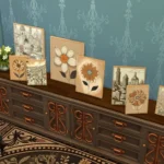 HQ Large Table Painting Flowers Color Sketch #1