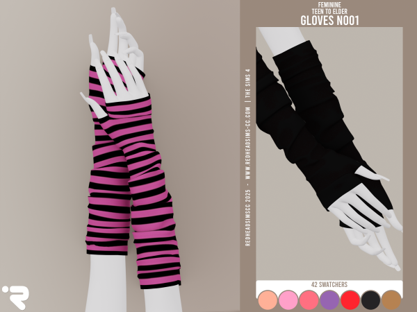 AF GLOVES N001 для Симс 4. Скачать мод