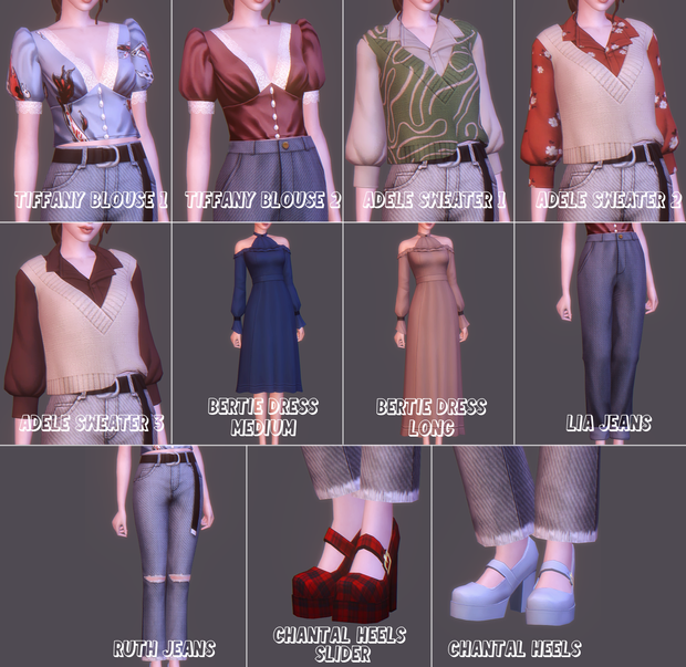 OCTOBER CATALOG 2021 | PART 2 | 11 items для Симс 4. Скачать мод