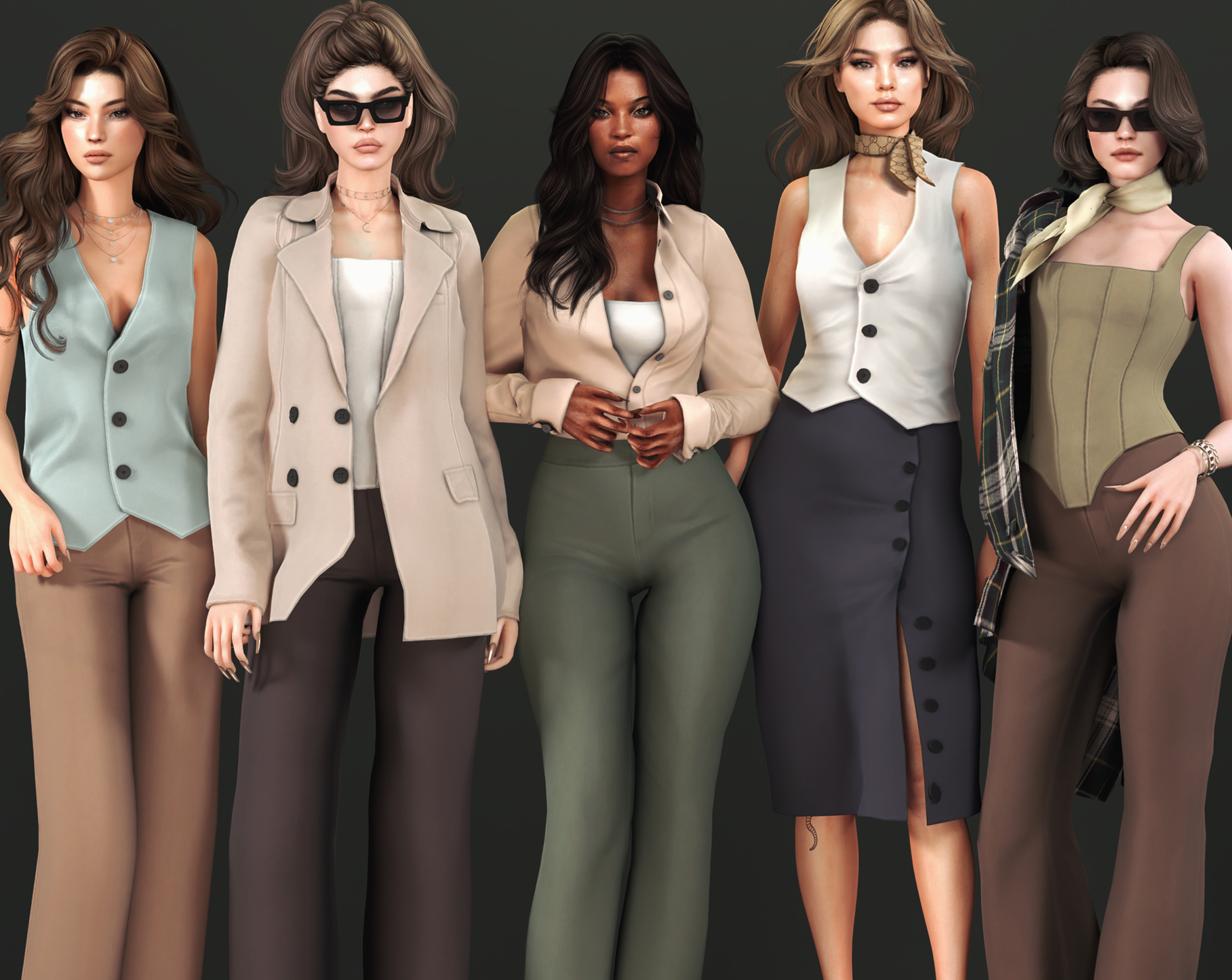 Old Money Collection by Astya96 для Симс 4. Скачать мод