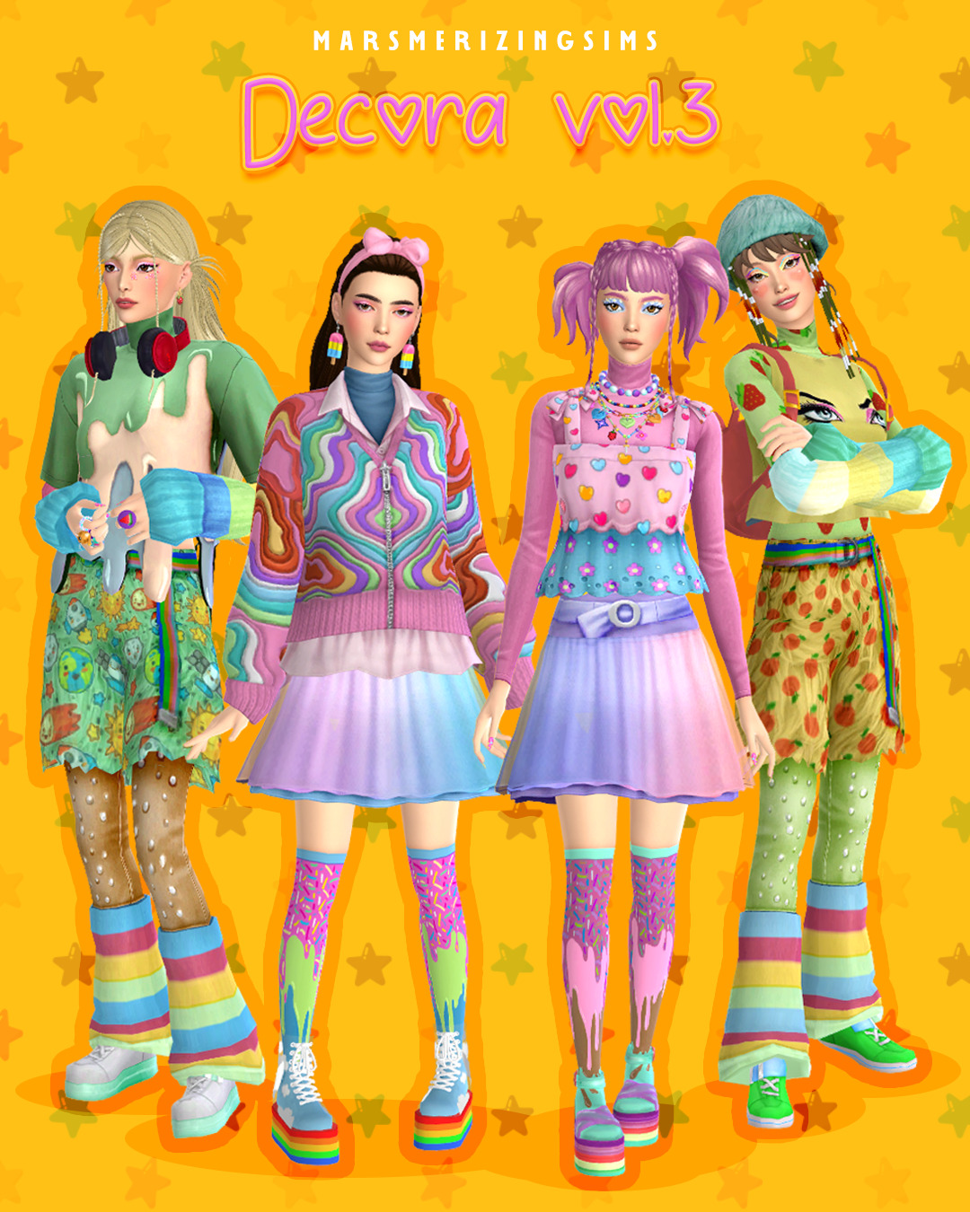 Decora vol.3 для Симс 4. Скачать мод