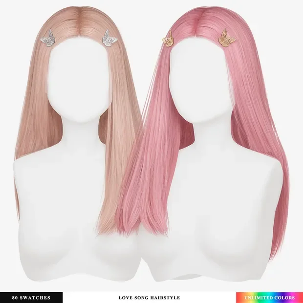 Love Song Hairstyle для Симс 4. Скачать мод