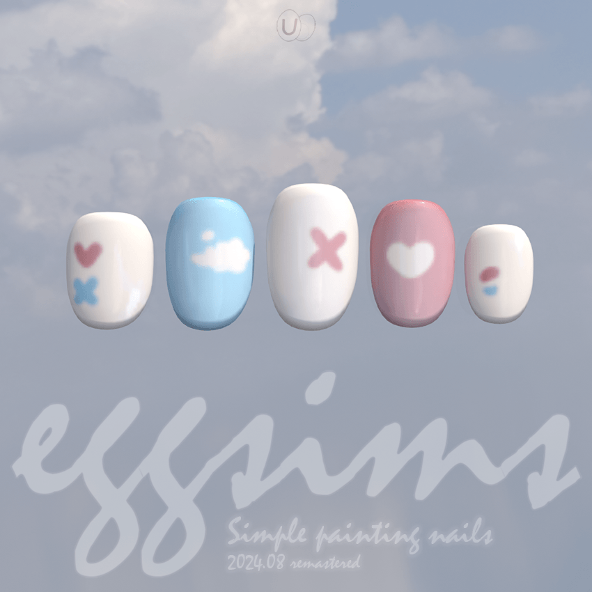 Simple painting nails  для Симс 4. Скачать мод