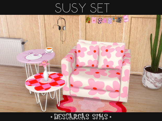 Susy Set для Симс 4. Скачать мод