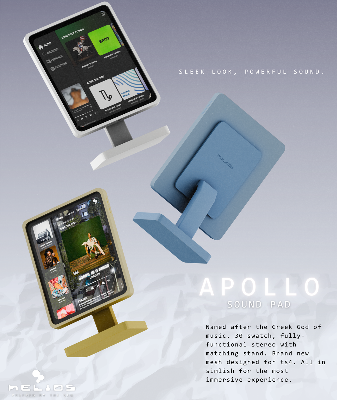 APOLLO Sound Pad от Ophernelia для Симс 4. Скачать мод