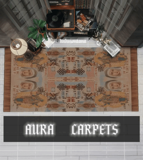 ‧₊ ᵎᵎ AURA CARPETS для Симс 4. Скачать мод