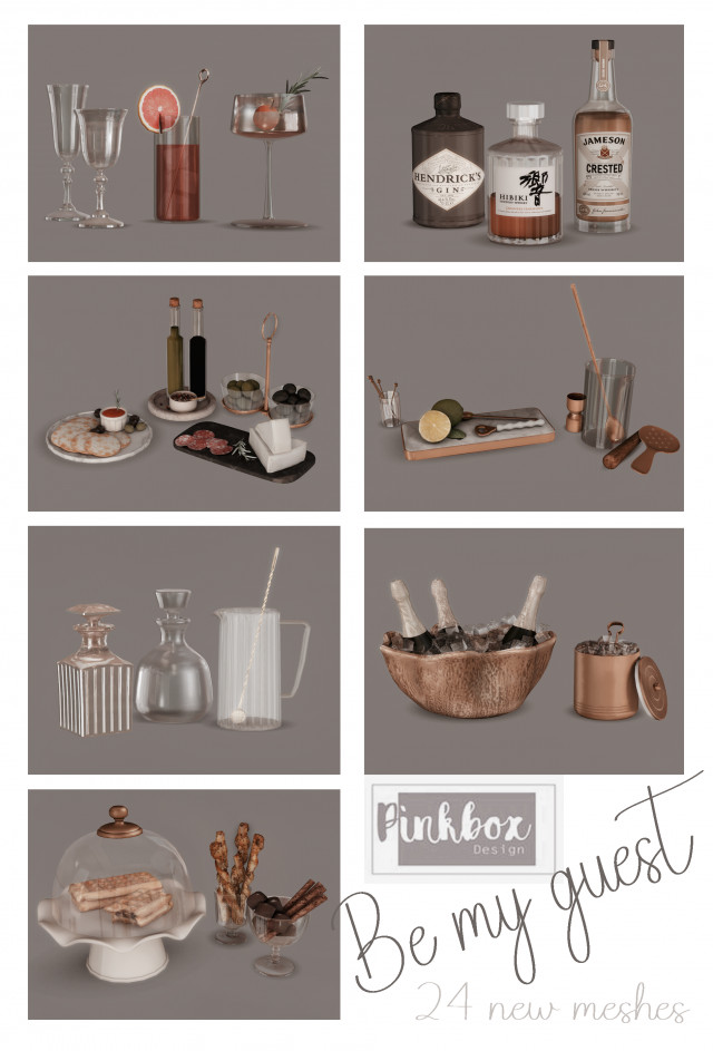 Be my guest by Pinkbox-AnYe для Симс 4. Скачать мод