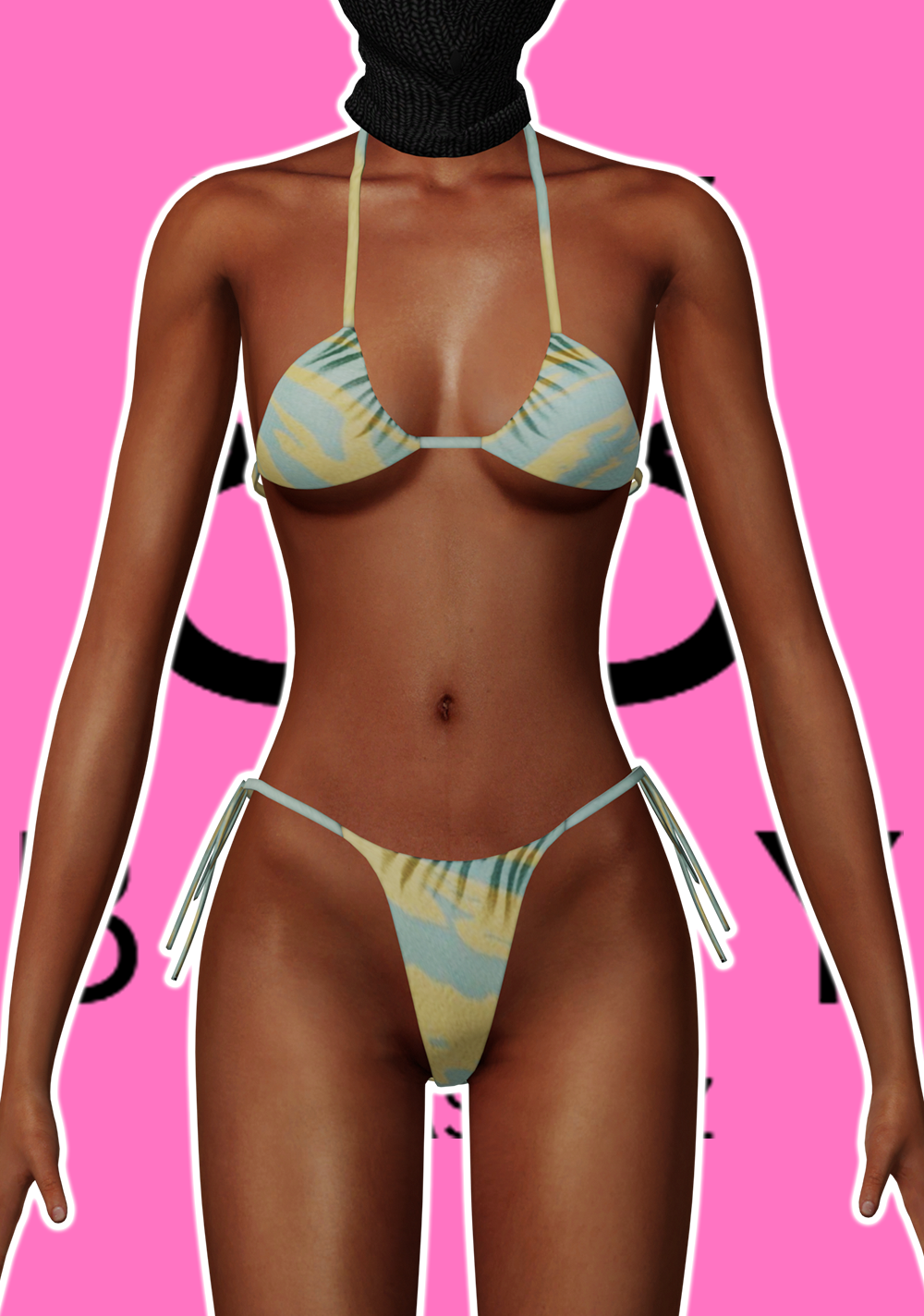 Бикини - Babe Bikini  для Симс 4. Скачать мод