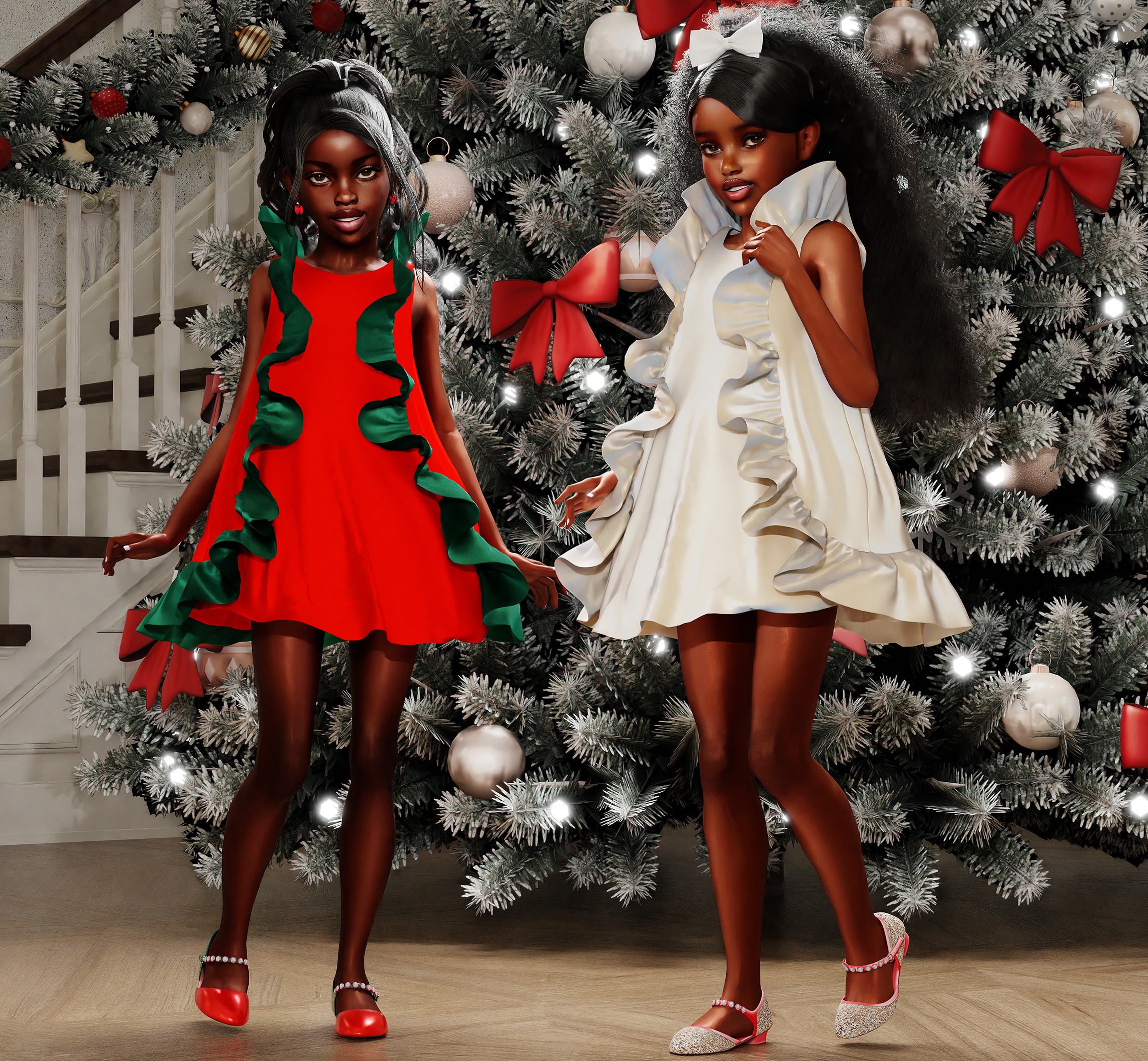 Child girl dress для Симс 4. Скачать мод