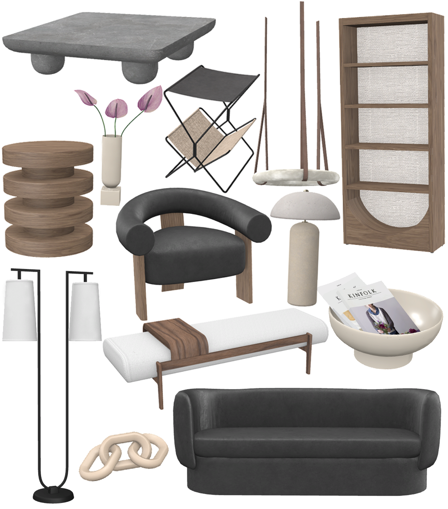 Contemporary Set для Симс 4. Скачать мод