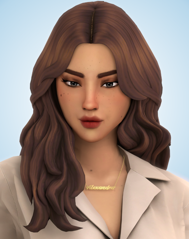 Cora Hair для Симс 4. Скачать мод