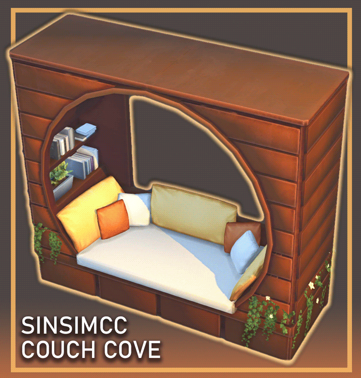 Couch Cove для Симс 4. Скачать мод