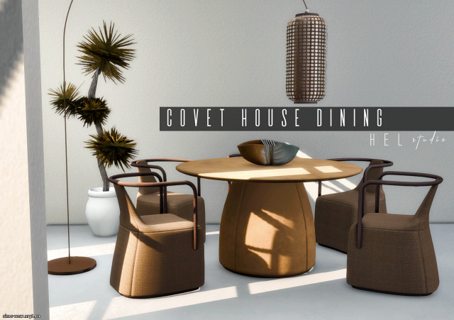 Covet House Dining - Part II для Симс 4. Скачать мод