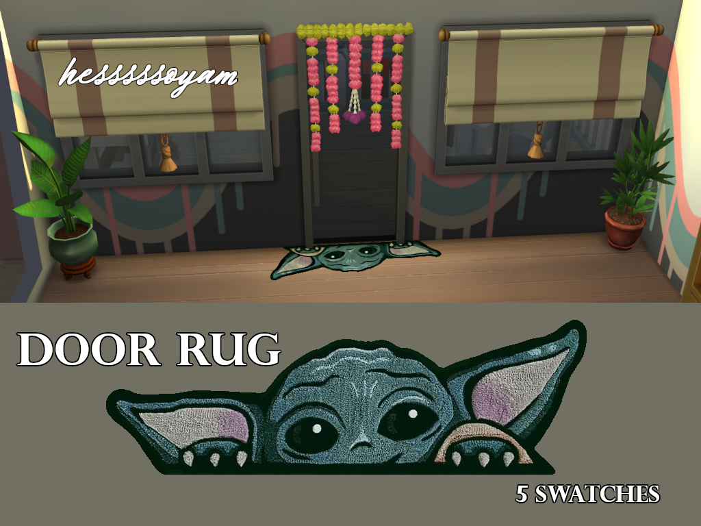 Door Rug для Симс 4. Скачать мод