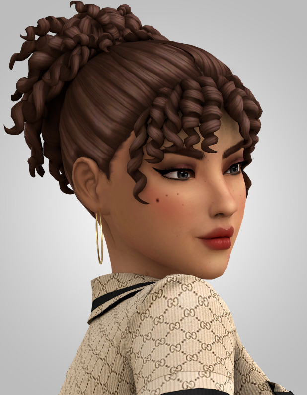Eda Hair для Симс 4. Скачать мод