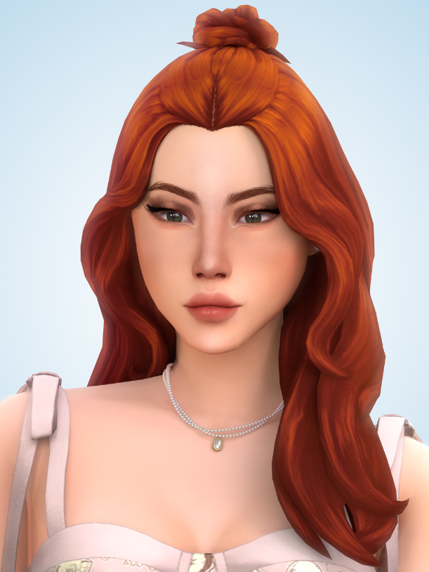 Irene Hair для Симс 4. Скачать мод