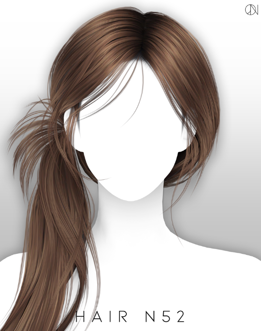 [JINO] HAIR N52 для Симс 4. Скачать мод