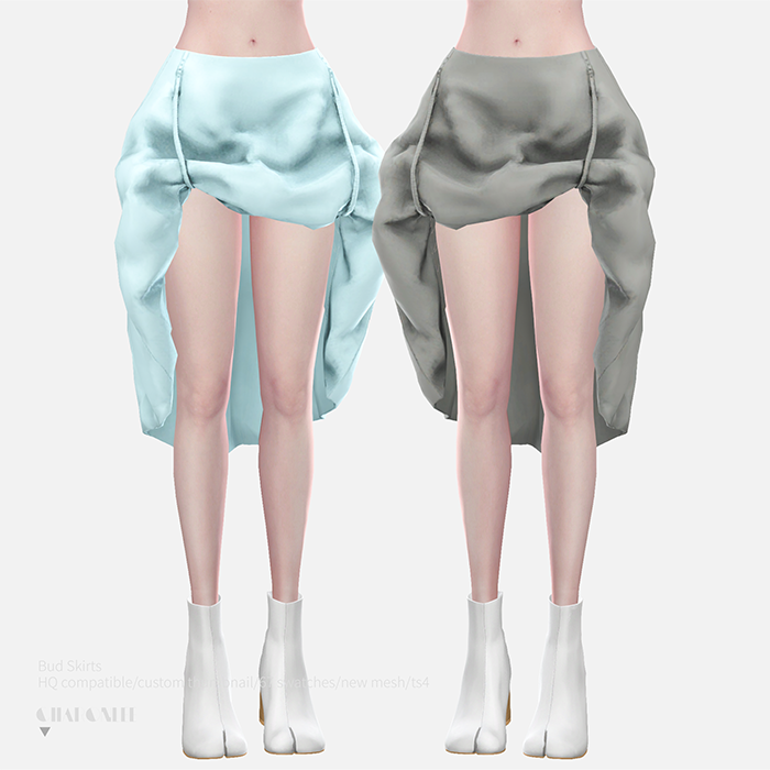 Юбка - Bud Skirts для Симс 4. Скачать мод