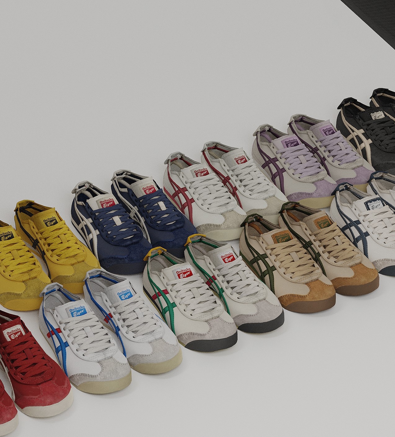 Кеды - onitsuka tiger mexico 66 sneakers для Симс 4. Скачать мод