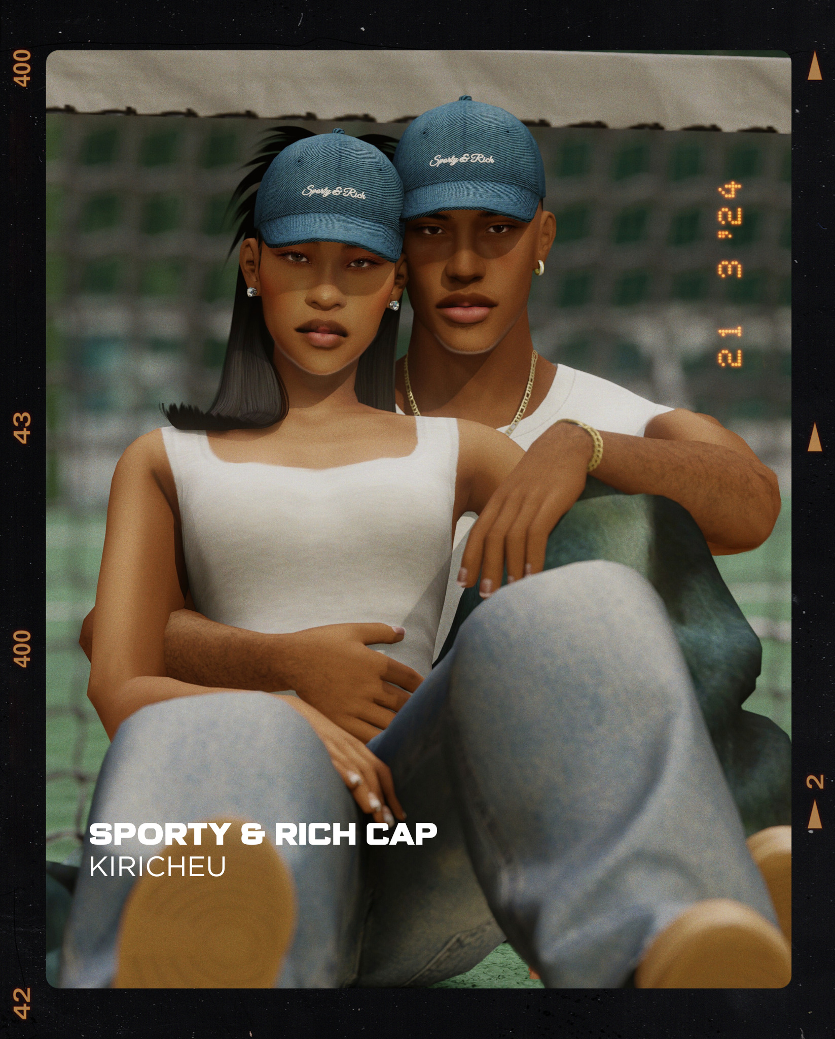 Кепка - SPORTY & RICH' CAP для Симс 4. Скачать мод