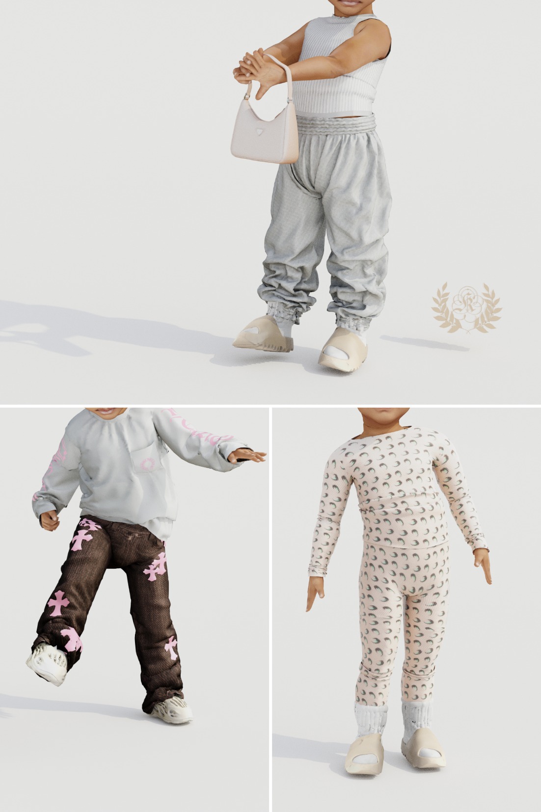 🤍Kuties Collection - одежда для малышей  для Симс 4. Скачать мод