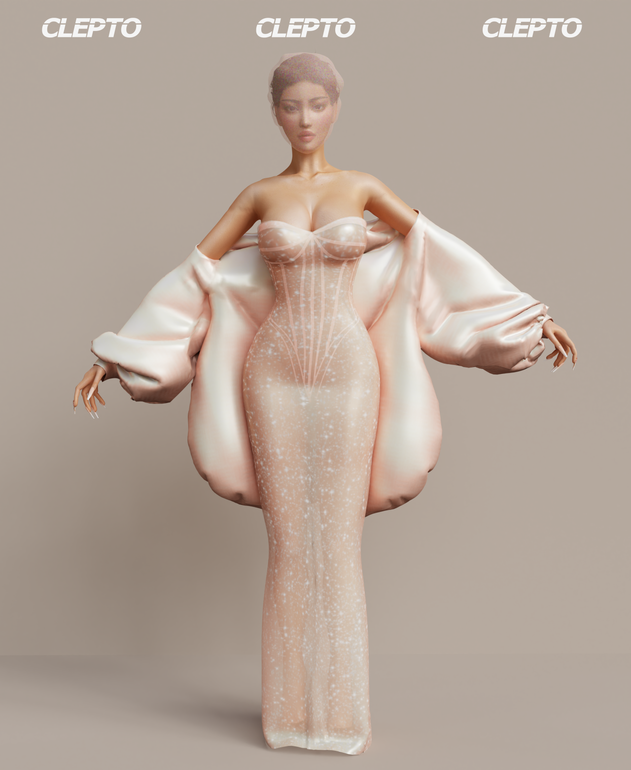 Kylie Schiaparelli Couture для Симс 4. Скачать мод